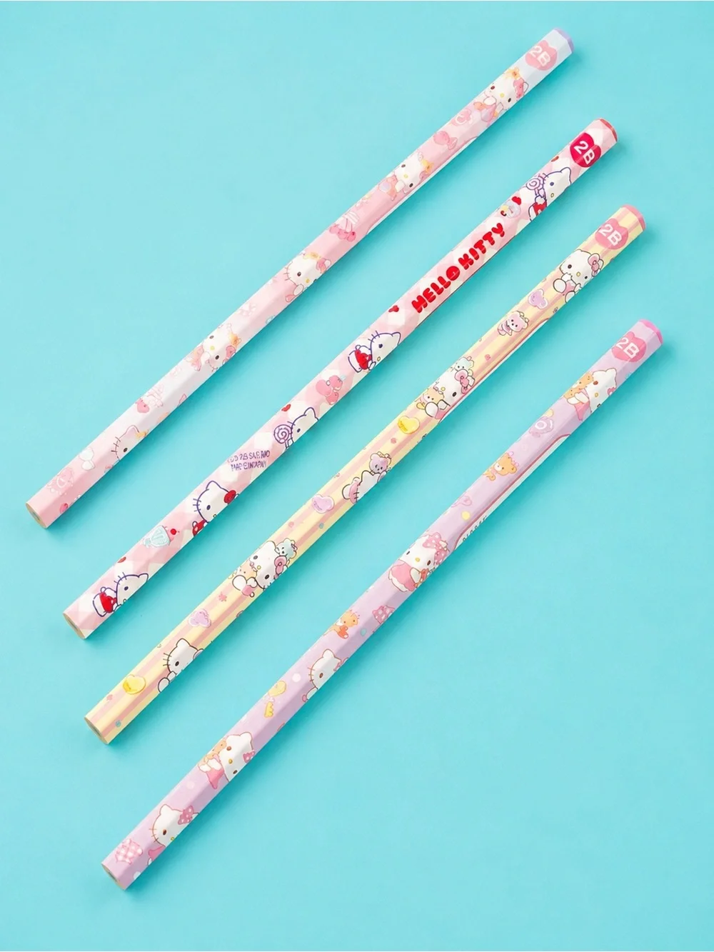 Hello Kitty‎ Sanrio Coin Purse • 4 Pencils • Balloon Mascot • 2 Hair Clips